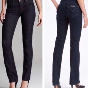 Hudson Carly Flap Pocket Straight Jeans